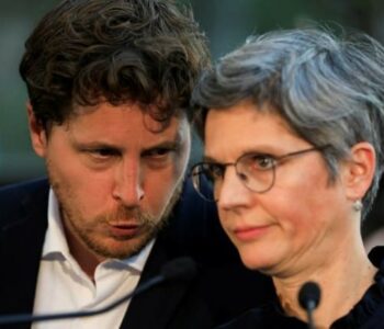 Photo de Julien Bayou et Sandrine Rousseau