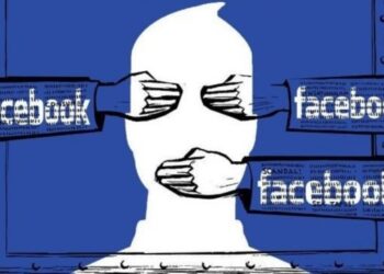 Illustration de la censure Facebook