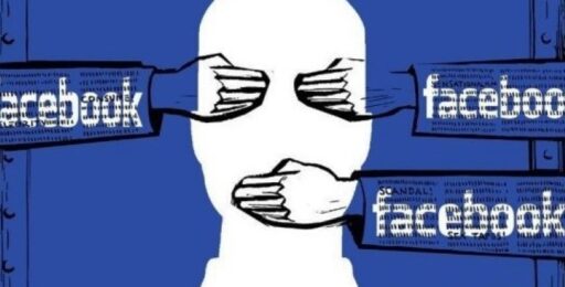 Illustration de la censure Facebook