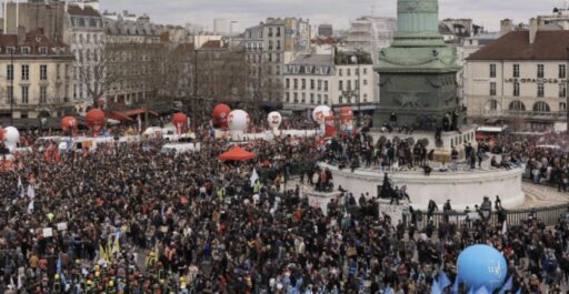 photo de manifestation à Paris