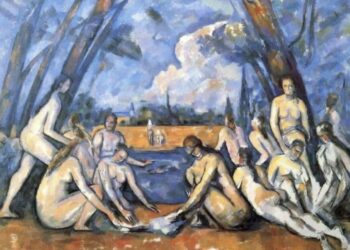 Les grandes baigneuses, par Cézanne