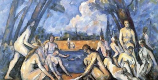 Les grandes baigneuses, par Cézanne