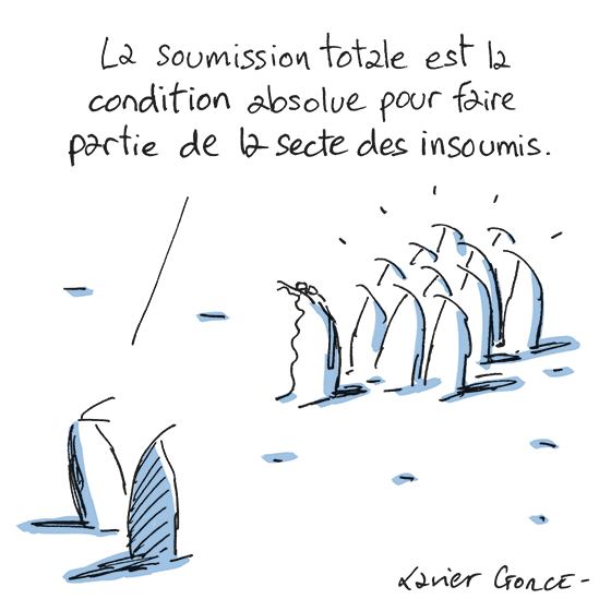 Dessin de Xavier Gorce
